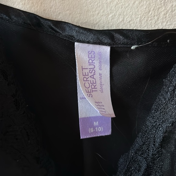 Black Slip Dress - Picture 3 of 3